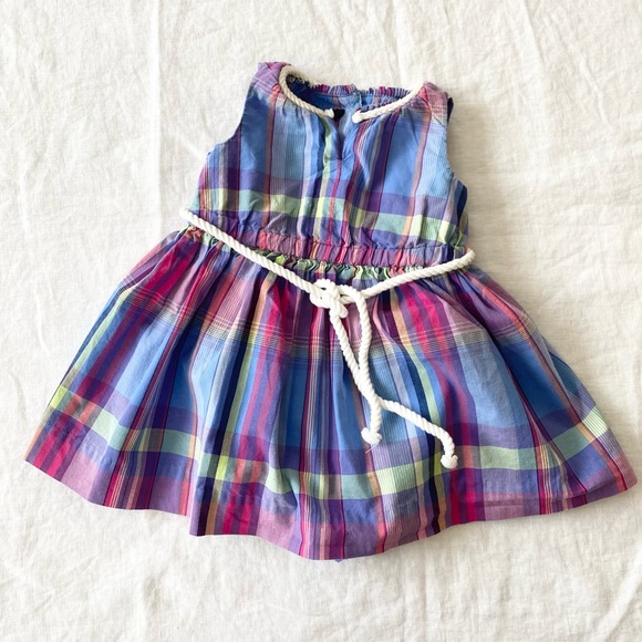 NWOT Tommy Hilfiger Infant Girls Plaid Dress - Picture 11 of 13
